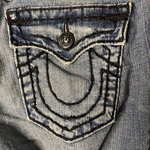 True Religion Blue Boot Cut Jeans
